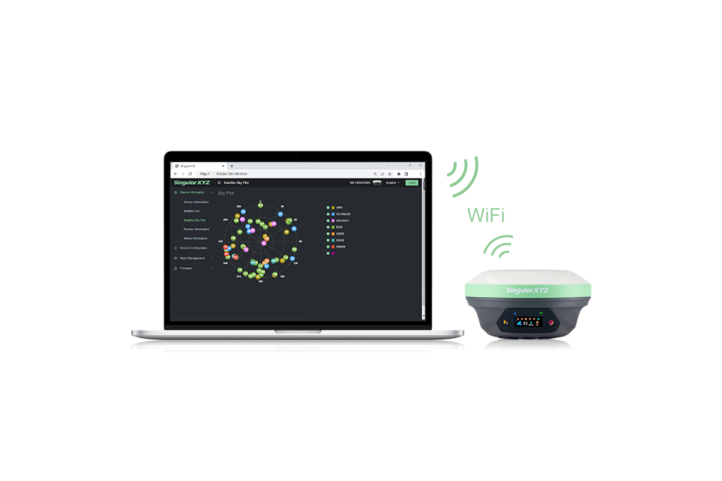 X1 PRO GNSS RECEIVER: download semplificato tramite interfaccia web