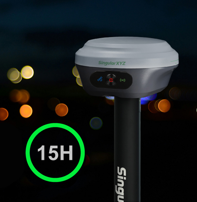 Z1 LITE GNSS RECEIVER: batteria a lunga durata da 15 ore
