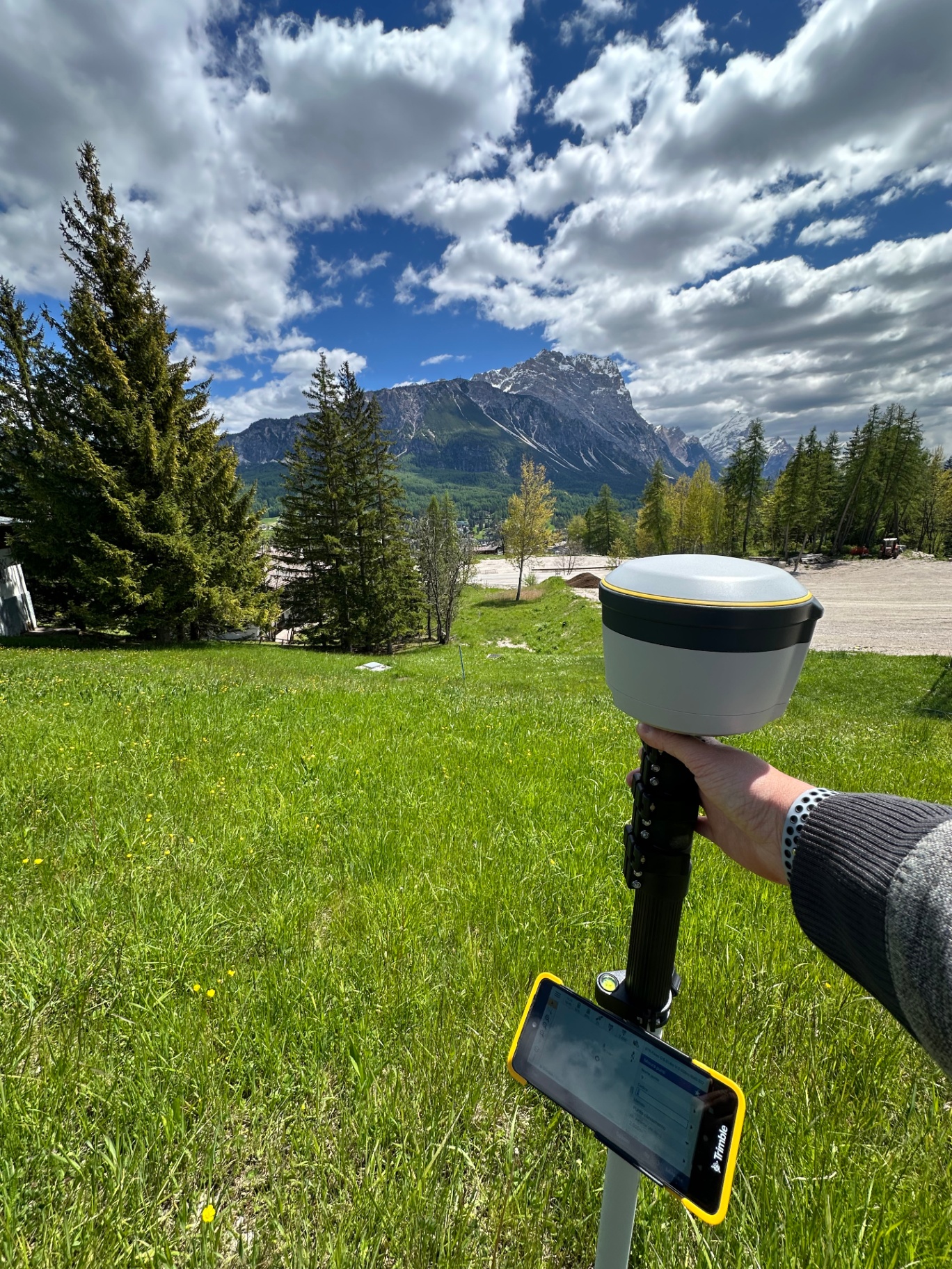 Rilievo GNSS in alta quota sulle Dolomiti