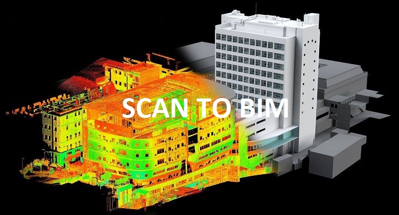 Scan to BIM: nuvola di punti convertita in modello BIM