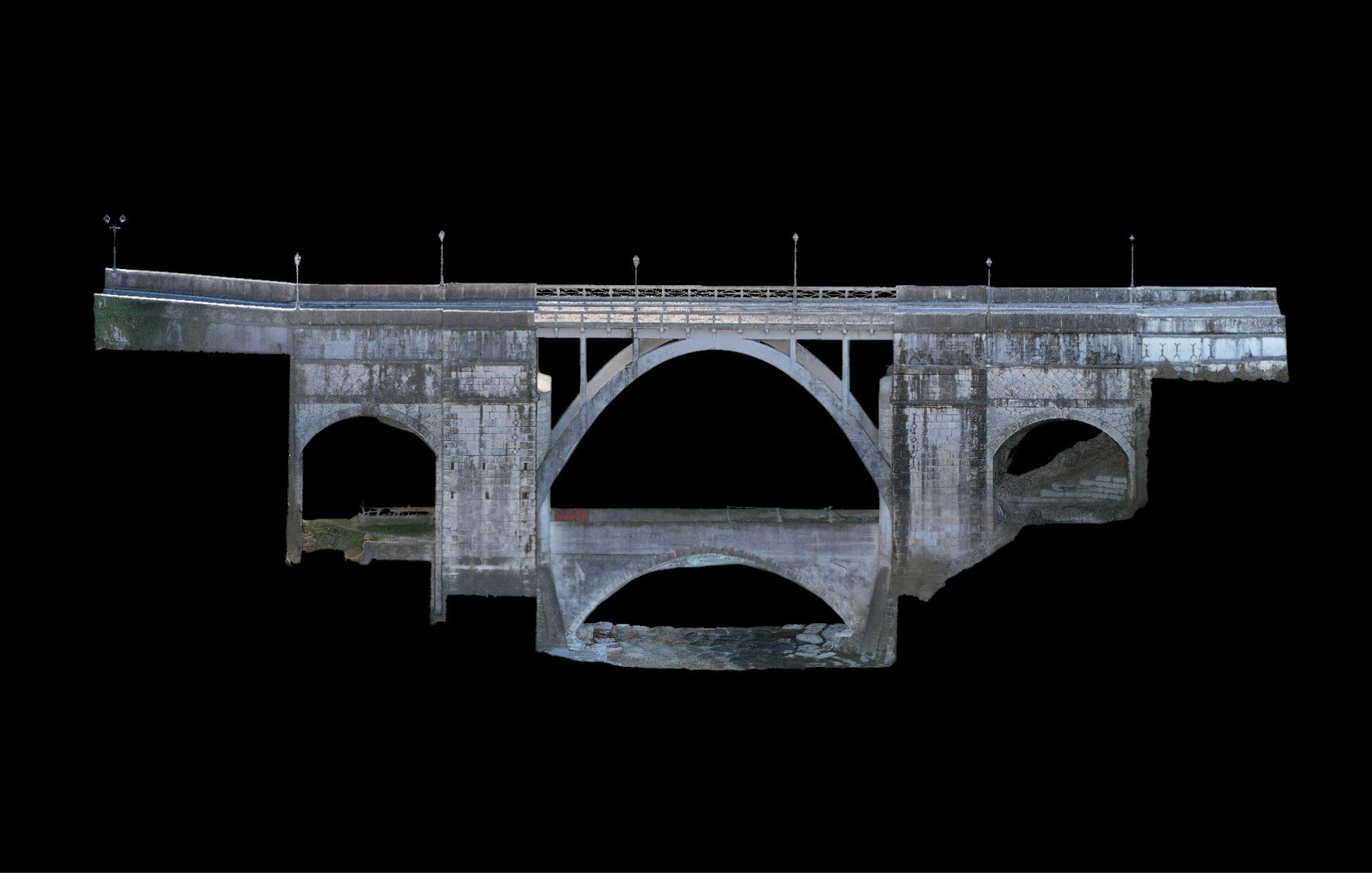 Prospetto ortografico del ponte — vista opposta