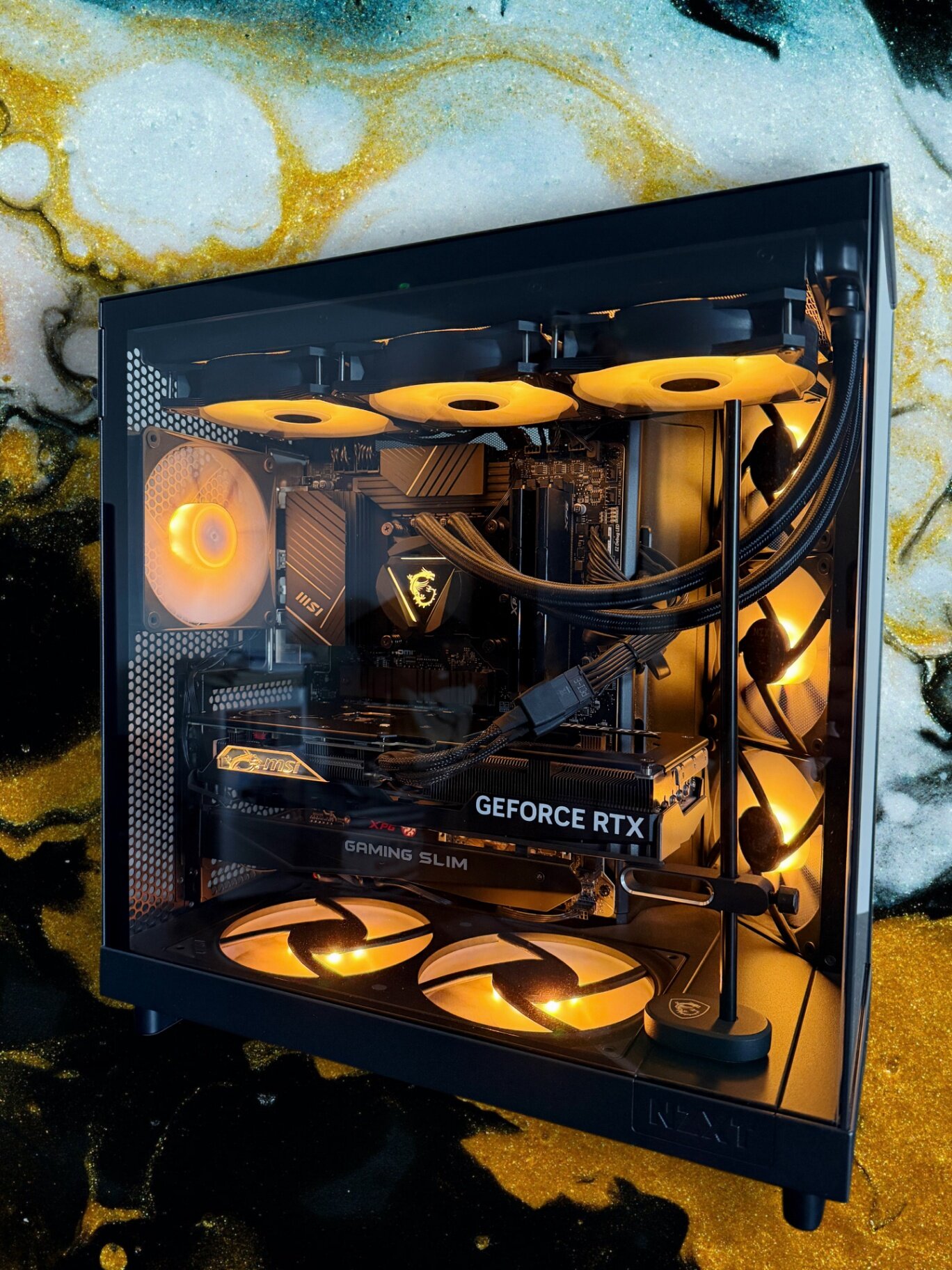 Dettaglio della workstation per il post-processing dei dati