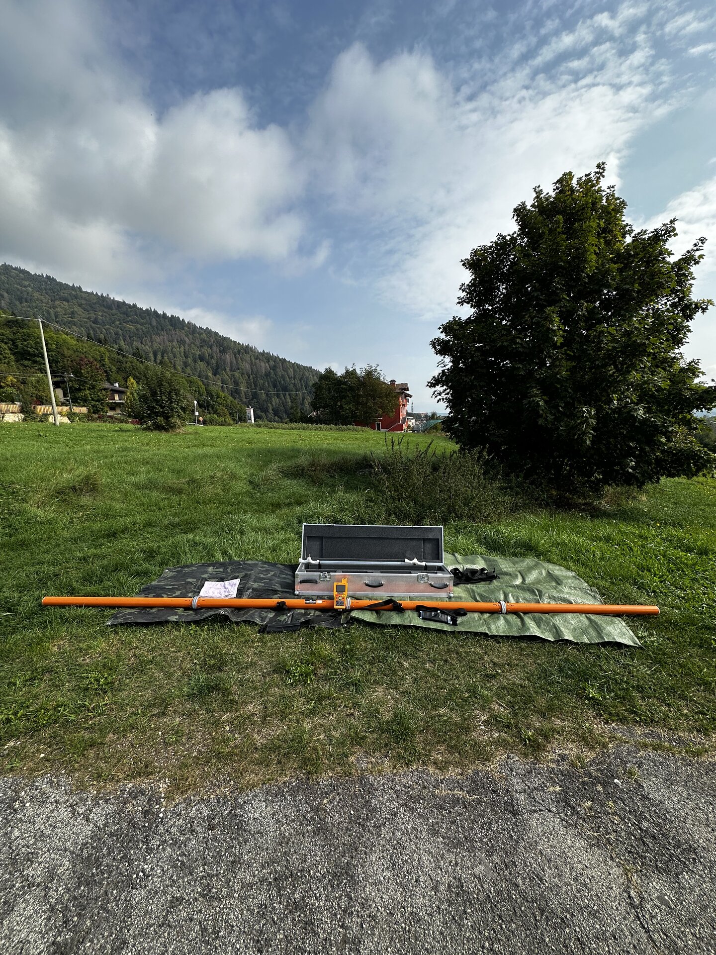 Misurazione di conducibilità del terreno