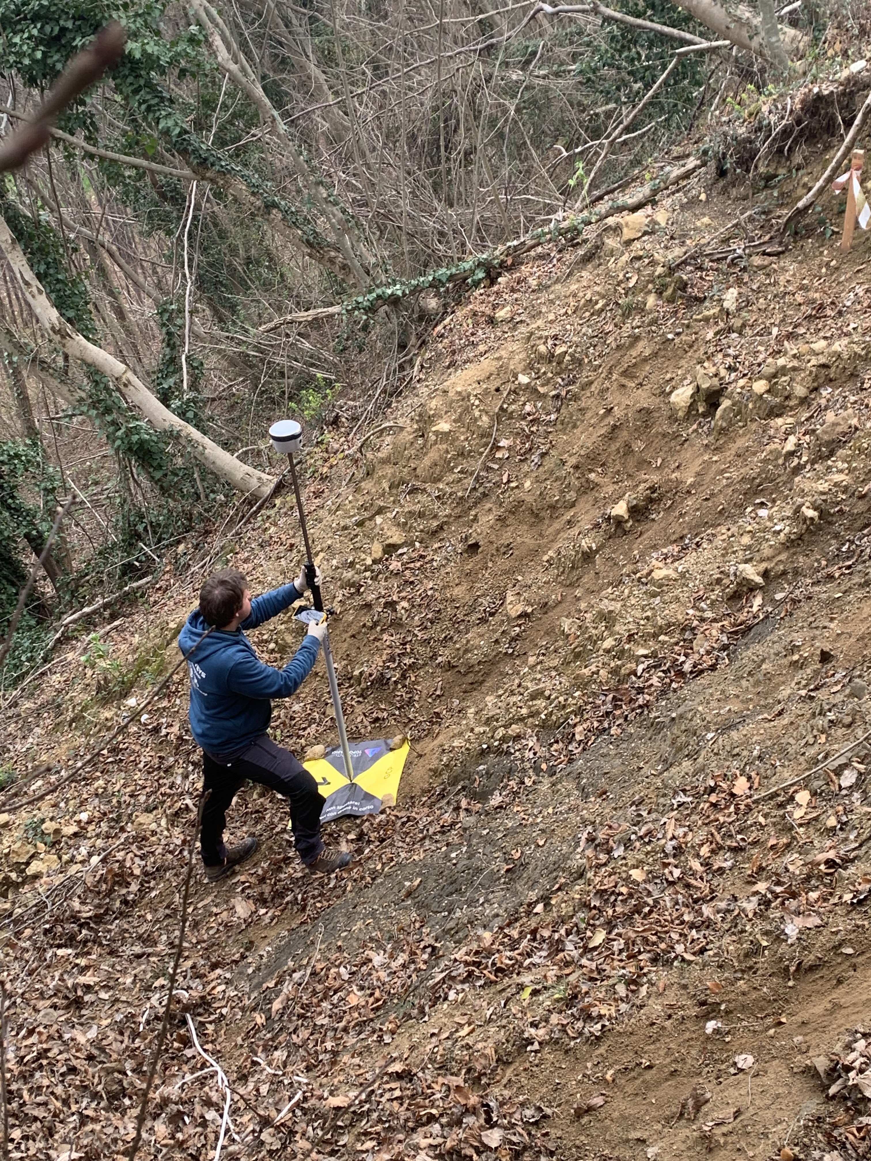 Rilievo topografico in campo