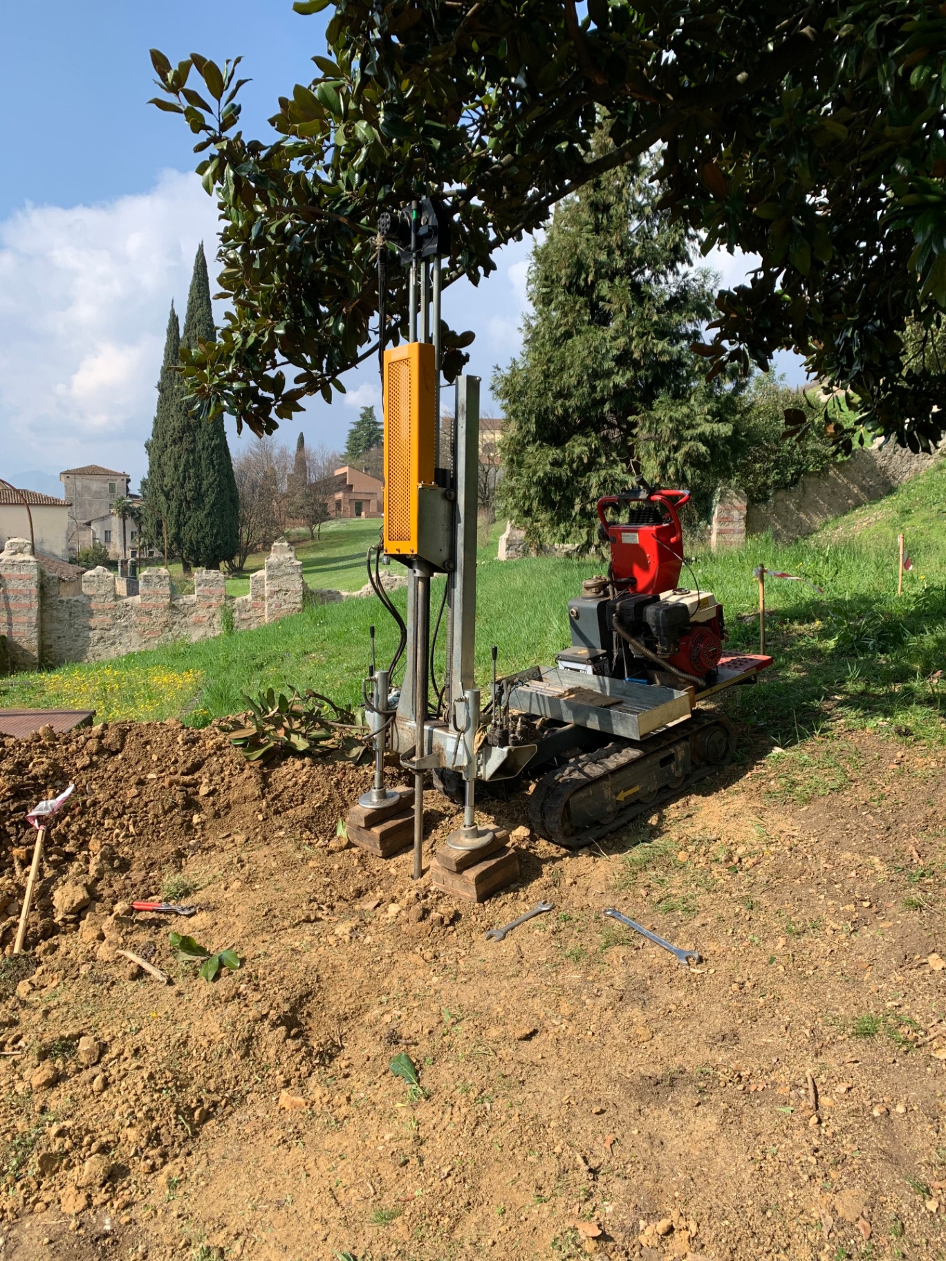 Prova DPSH in giardino storico a Santorso